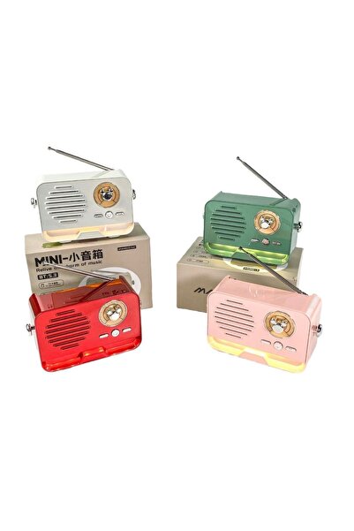 Platoon NOSTALJİ BLUETOOTH SD,USB GIRIŞLI MİNİ FM RADYOLU SPEAKER