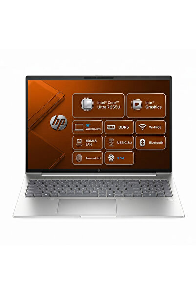 HP ProBook 4 G1i 16 Ultra 7 255U 32GB 512GB SSD 16" WUXGA Freedos Laptop, Not...