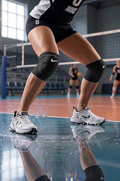 Nike Volleyball Dizlik Essential Volleyball Knee Pad Beyaz NK-06