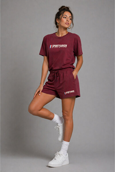 Rich Γυναικείο βαμβακερό αθλητικό & πολυτελές κοντομάνικο μπλουζάκι oversize ...