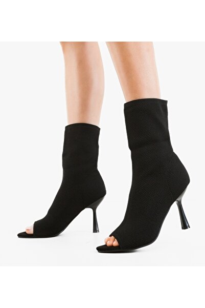 BENOTTİ Women's Kefer Black Ankle Boots