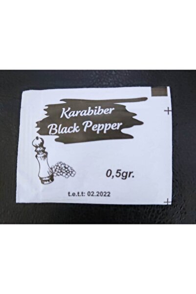 ASİLPAK Karabiber Tek Kullanımlık Stick 0,5 gr 500 Lü