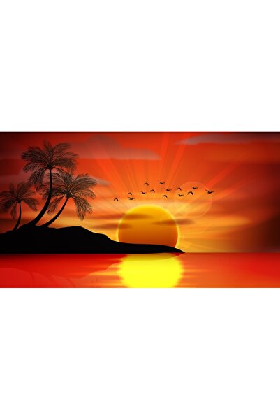 media Πίνακας σε καμβά: Ηλιοβασίλεμα μιας παραμυθένιας ιστορίας, 45 x 30 εκ.