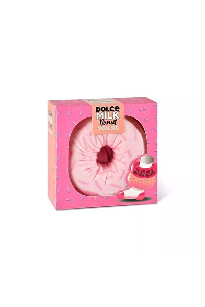 DOLCE MİLK Women's Socks Donut, 36-39, Light Pink