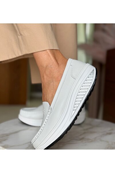 BENOTTİ Musta White Casual Shoes