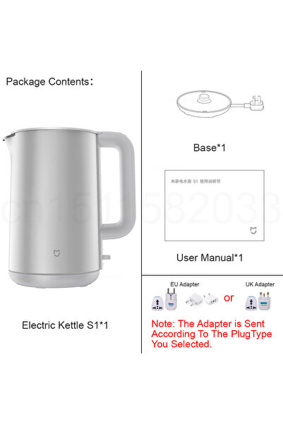 Choice MIJIA EU Electric Kettle S1 MIJIA Electric Kettle S1,1800W High Power,...