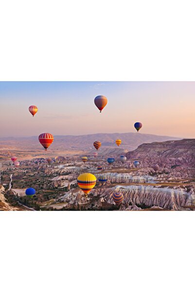 media Πίνακας σε καμβά με θέμα Πτήση με αερόστατο, 60 x 40 εκ.