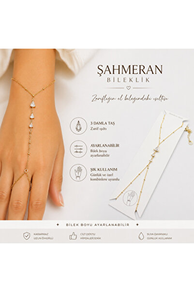 ADELYA CONCEPT Şahmeran Bracelet with Drop Stones