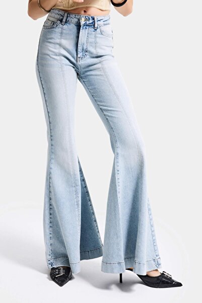 it's basic Women's Denim Color 4S6-32 Flare Fit Elastane Denim Jean