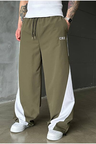 cezstudio Cez Nakış Detaylı Extra Baggy Stoper Paraşüt Eşofman Altı