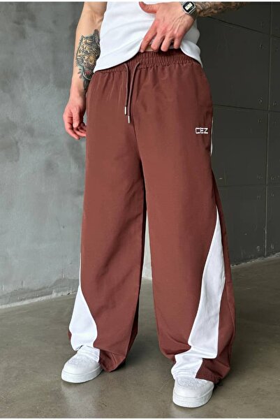 cezstudio Cez Nakış Detaylı Extra Baggy Stoper Paraşüt Eşofman Altı