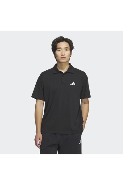 adidas Essentials Plus Erkek Siyah Polo Tişört (JW6985)