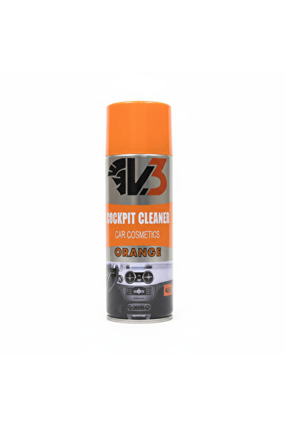 V3 V 3 Cocokpit Cleaner Car Cosmetics Orange-450 ml