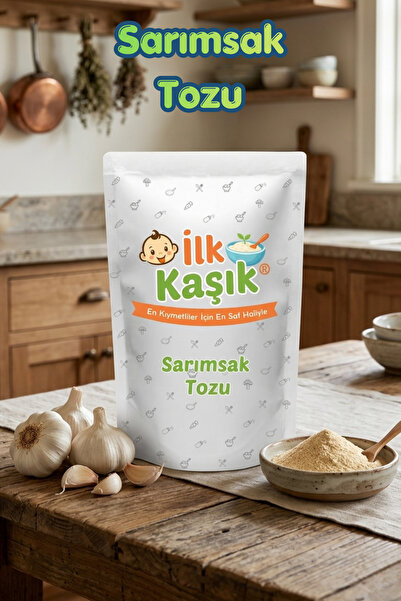 İlk Kaşık Sarımsak Tozu 100 Gr Katkısız %100 Doğal İnce Öğütülmüş