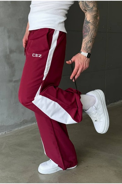 cezstudio Cez Nakış Detaylı Extra Baggy Stoper Paraşüt Eşofman Altı