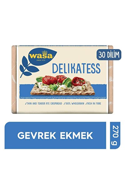 United Foods Wasa - Delikates/ Light Gevrek Ekmek 270 Gr.