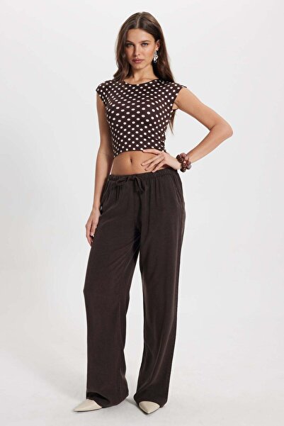 Tudors Γυναικείο Relax Fit Άνετη εφαρμογή 100% βαμβάκι Χαλαρή μέση με κορδόνι...