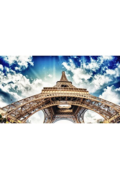 media Tablou canvas Turn Eiffel in nori, 60 x 40 cm