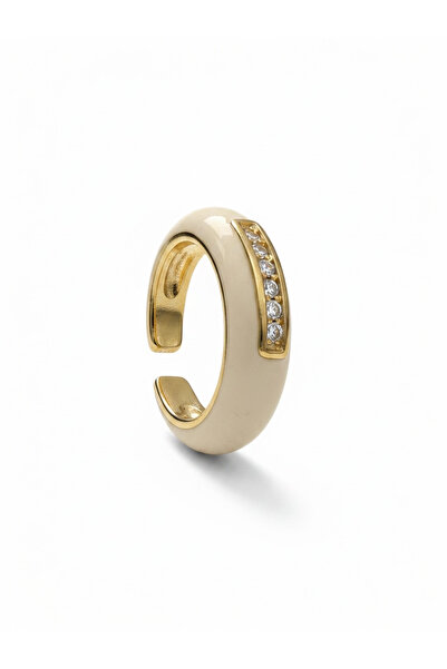 Bo Takı ve Aksesuar Colorful Enamel Adjustable Ring