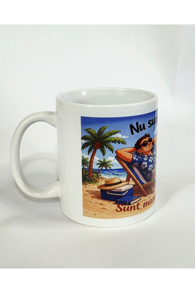 Divart Studio Cană ceramică personalizată cu mesaj amuzant de pesionare, cado...