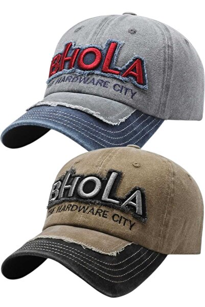 Uniquetrenders Unisex Vintage Bhola Embroidered Adjustable Baseball Cap Hat S...