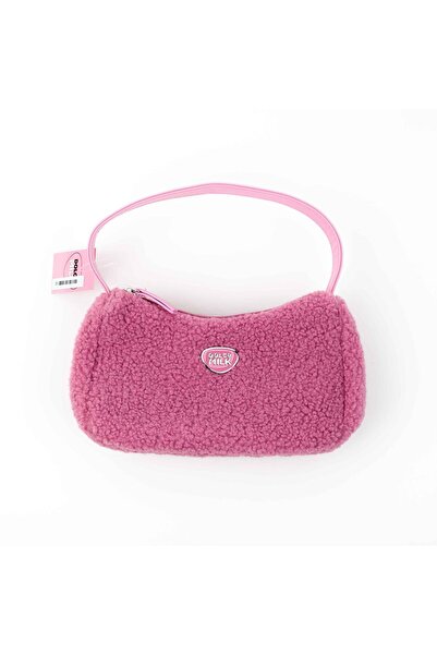 DOLCE MİLK Women's bag DM, size 25x13cm, pink Plush