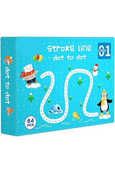 ETOY Set educativ interactiv dot to dot si trasee pentru copii cu tematica ar...