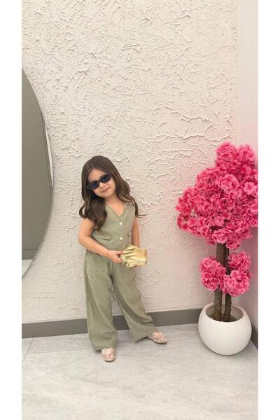 Miniminnakkidswear Girl's Silvery Vest and Trousers Suit 3-10 Years Old