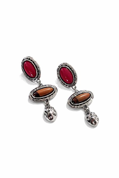 New Obsessions Antique Silver Color Dangle Earrings