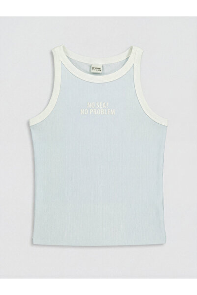 LC Waikiki Printed Girls' Ribbed Tank Top