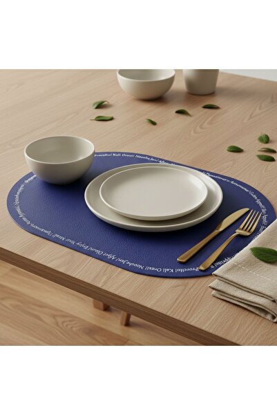 Grand Fine Art 2 τεμάχια Αμερικάνικου σερβιρίσματος από τεχνητό δέρμα - Εύκολ...