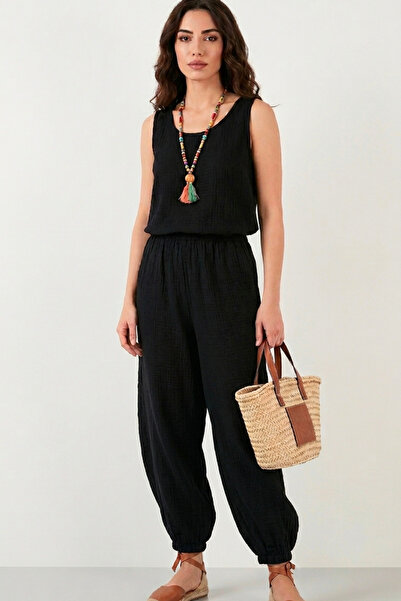 Attolya Pants, Muslin, 100% Cotton, Loose Fit at the Ankle, Very Comfortable,...