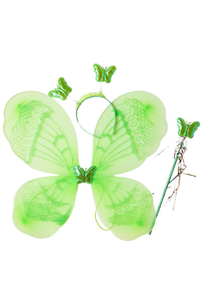 fustite cu luminite Πράσινα Φτερά Πεταλούδας, 3 Τεμάχια