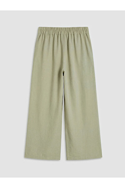 LC Waikiki New season khaki elastic waist wide leg women's trousers from guli...