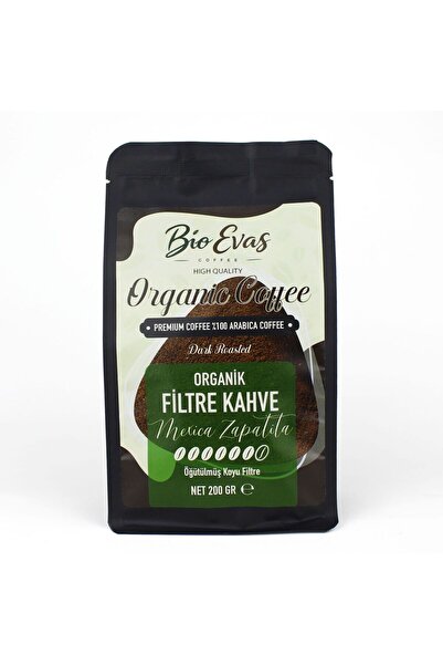Organik Filtre Kahve 200g- Öğütülmüş Koyu Kavrum