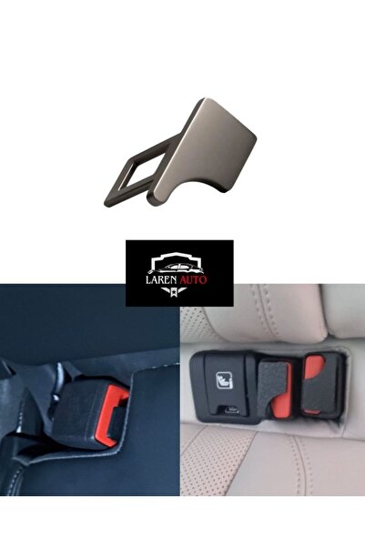 larenauto Tüm Araçlara Uygun Gizli Kemer Toka Tasarım 6 Adet ABS Sessiz İkaz