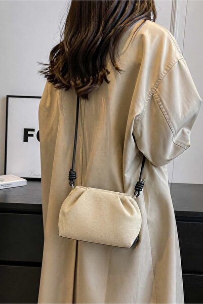 Yuka Atelier Μίνι τσάντα καμβά Hera Minimal Form με χιαστί λουράκια