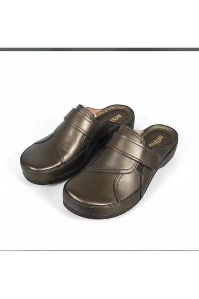 HAŞİM Genuine Leather Daily Women's Slippers