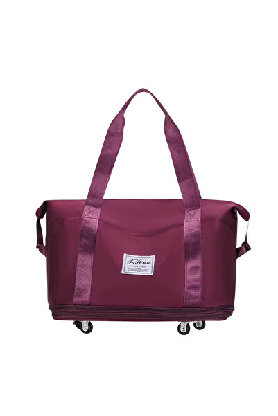 Zenorius Επεκτεινόμενη τσάντα ταξιδιού με ρόδες, αδιάβροχη, πτυσσόμενη, με θή...