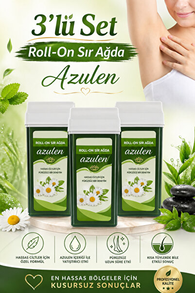 Roll-On Sir Ağda 3’lü Set | Kısa Tüylerde Bile Etkili