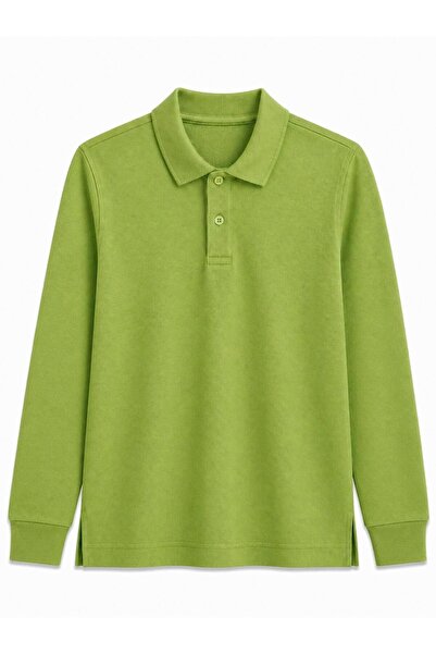 Kuraff Giyim Μπλουζάκι Πόλο Ουνισέξ Βασικό με Μακρύ Μανίκι