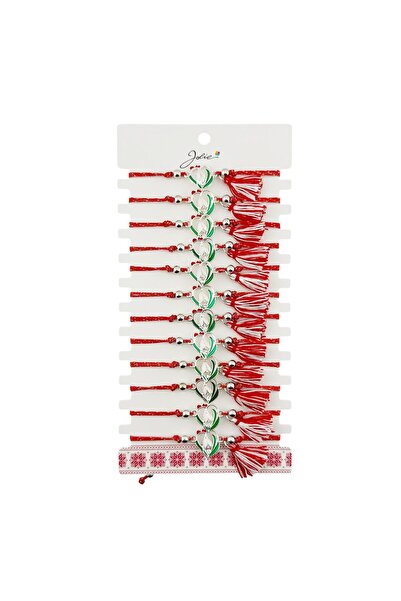 OEM Martisor traditional Bratara delicata cu Ciucure feminin, Model Inima cu ...
