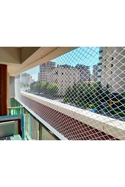 kys file 2.20x3 metre 10*10 cm göz aralıklı 6 mm kalınlığında Balkon Filesi M...
