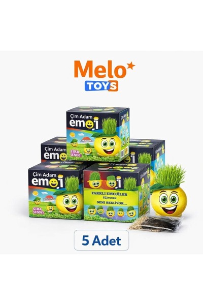 Melo TOYS سيت آدم - مجموعة تجارب زراعة النباتات للأطفال (5 قطع)