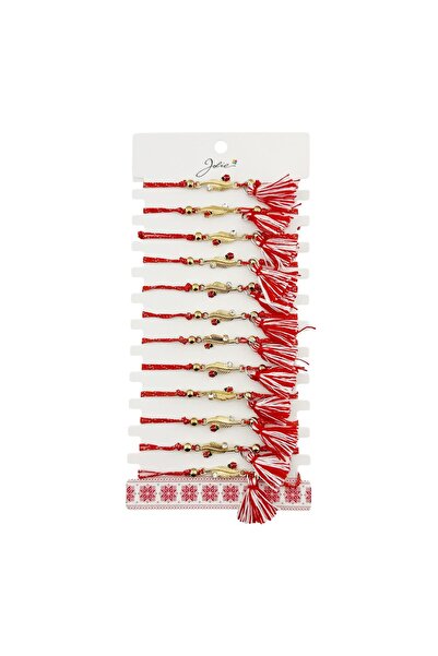 OEM Martisor Bratara delicata cu Ciucure pentru femei, Set 12 unitati, Model ...