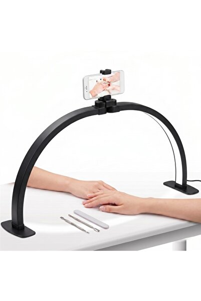 trled F-550A Katlanabilir Ay Lamba Profesyonel Işık Makeup Klinik Çekim Işığı...