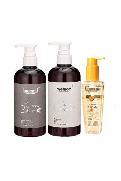 BREMOD Cocoa er shampoo and conditioner with Argan oil