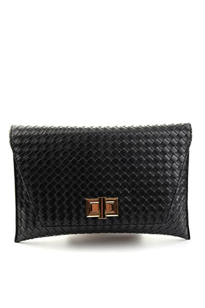 Bambi Μαύρη γυναικεία τσάντα ώμου C06004221409