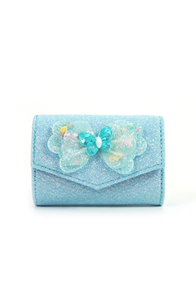 Bidani - Sparkly Butterfly Flap Wallet – Glitter Mini Purse - Lavender, Blue,...
