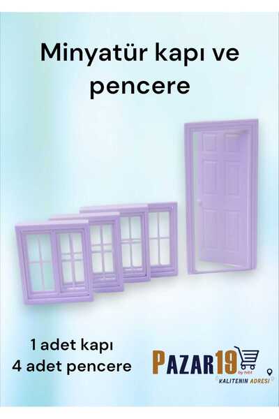 pazar 19 by hitit minyatür kapı pencere seti